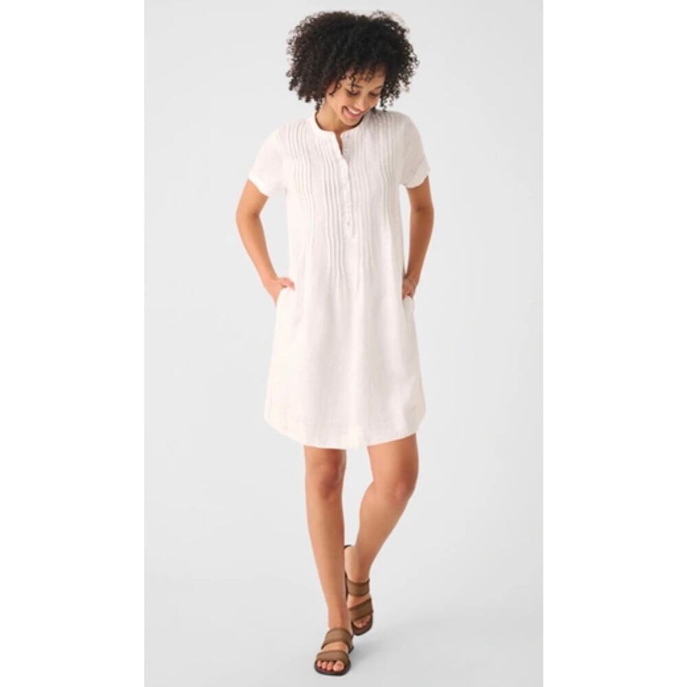 Faherty Women's Gemina Basketweave Dress Size Medium